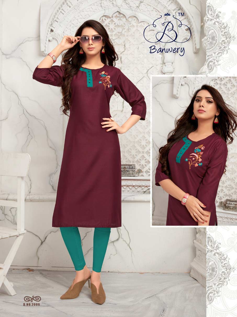 Banwery Blend Vol-2 Cotton Kurtis Catalog Banwery Blend Vol-2 Cotton Kurtis Catalog